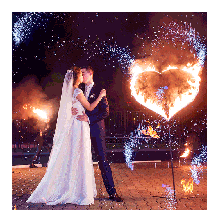 Организация пиротехнического шоу на свадьбу  Раменское | ramenskoe.salutsklad.ru
