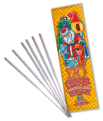 170 мм. Экстра Бенгальские огни купить в Раменском | ramenskoe.salutsklad.ru