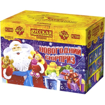 Новогодний сюрприз New Батарея салютов купить в Раменском | ramenskoe.salutsklad.ru