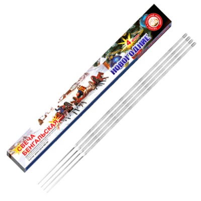 Новогодние 400-4 мм. Бенгальские огни купить в Раменском | ramenskoe.salutsklad.ru