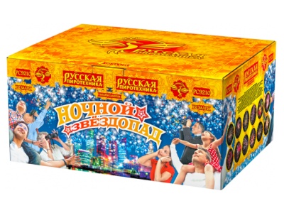 Ночной звездопад Комбинированный Фейерверк купить в Раменском | ramenskoe.salutsklad.ru