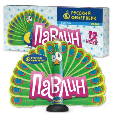 Павлин F Пиротехнический фонтан купить в Раменском | ramenskoe.salutsklad.ru