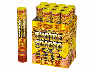 Чистое Золото 30 Пневматическая хлопушка купить в Раменском | ramenskoe.salutsklad.ru