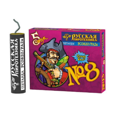 Петарда фитильная № 8 Петарды купить в Раменском | ramenskoe.salutsklad.ru