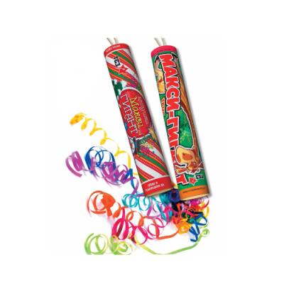 Макси-Гигант с серпантином Хлопушки купить в Раменском | ramenskoe.salutsklad.ru