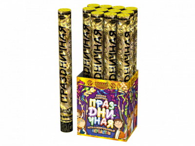 Праздничная 50 Пневматическая хлопушка купить в Раменском | ramenskoe.salutsklad.ru